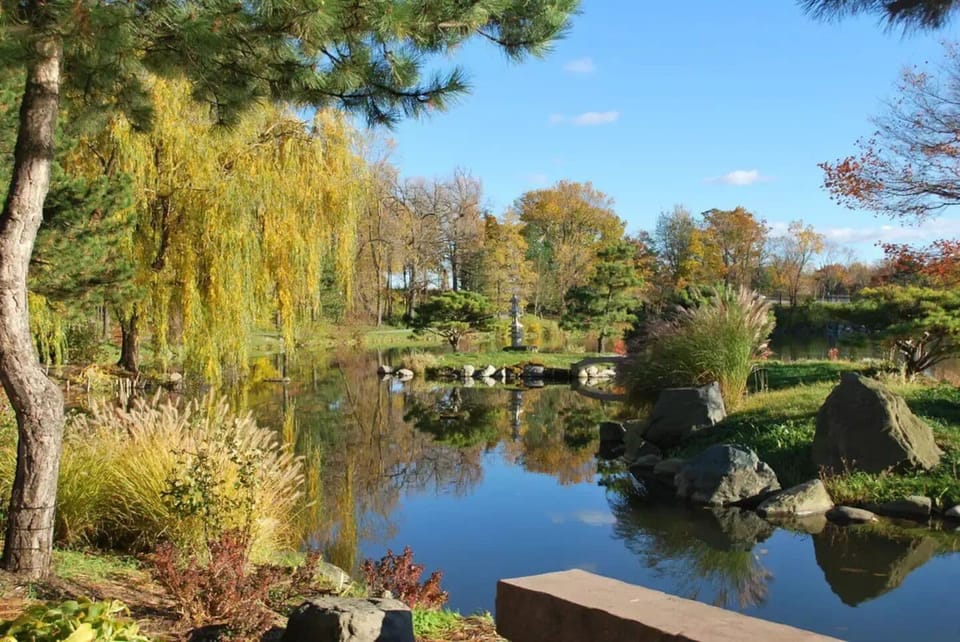 Japanese Garden at Delaware Park -- 5 minutes walk from the apartment