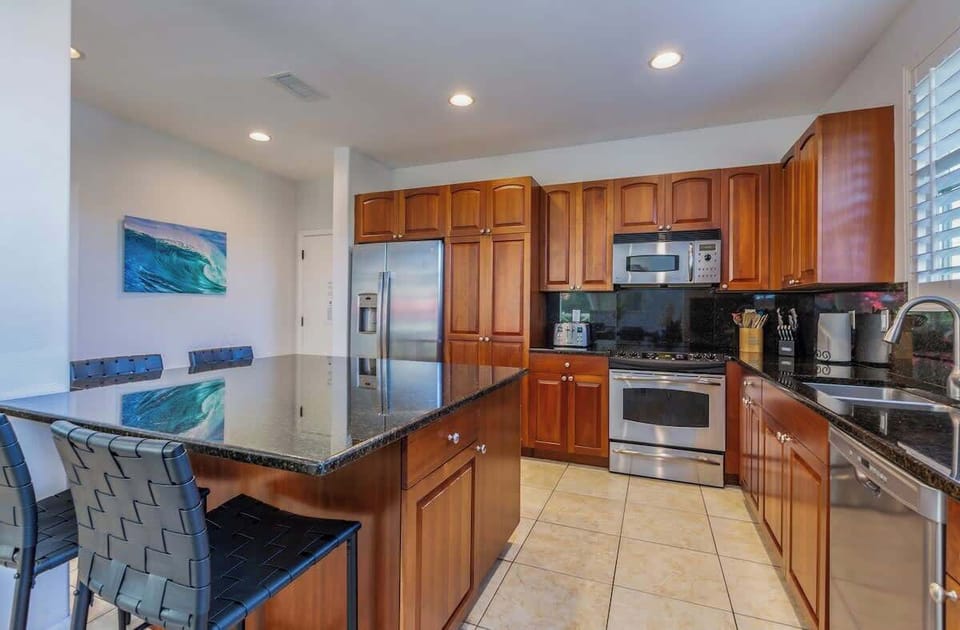 Enjoy home away from home meals with a fully stoked kitchen, ensuring every culinary need is met during your vacation stay