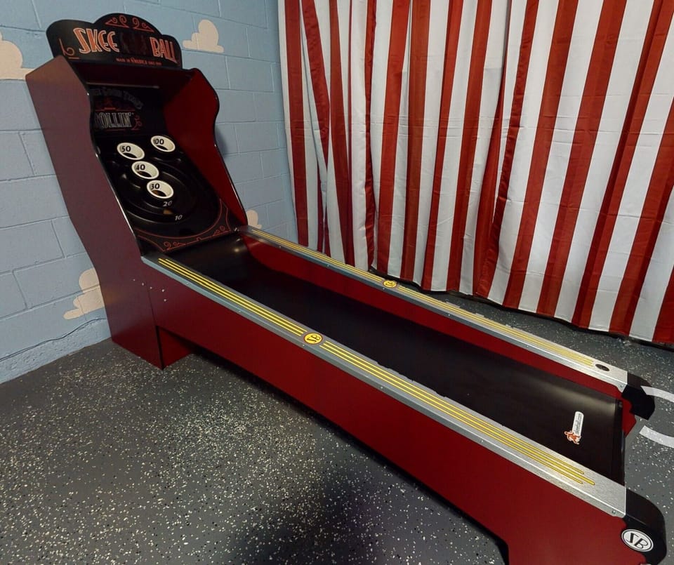 Enjoy the timeless, classic Skee-Ball game right at home.
