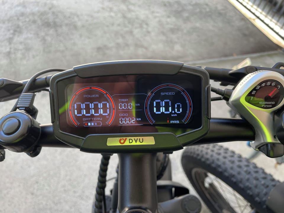E-Bike dashboard