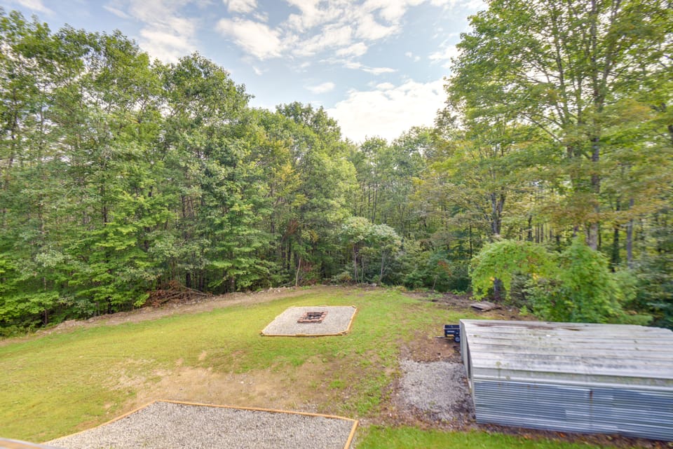 Backyard | Forested Views | Fire Pit