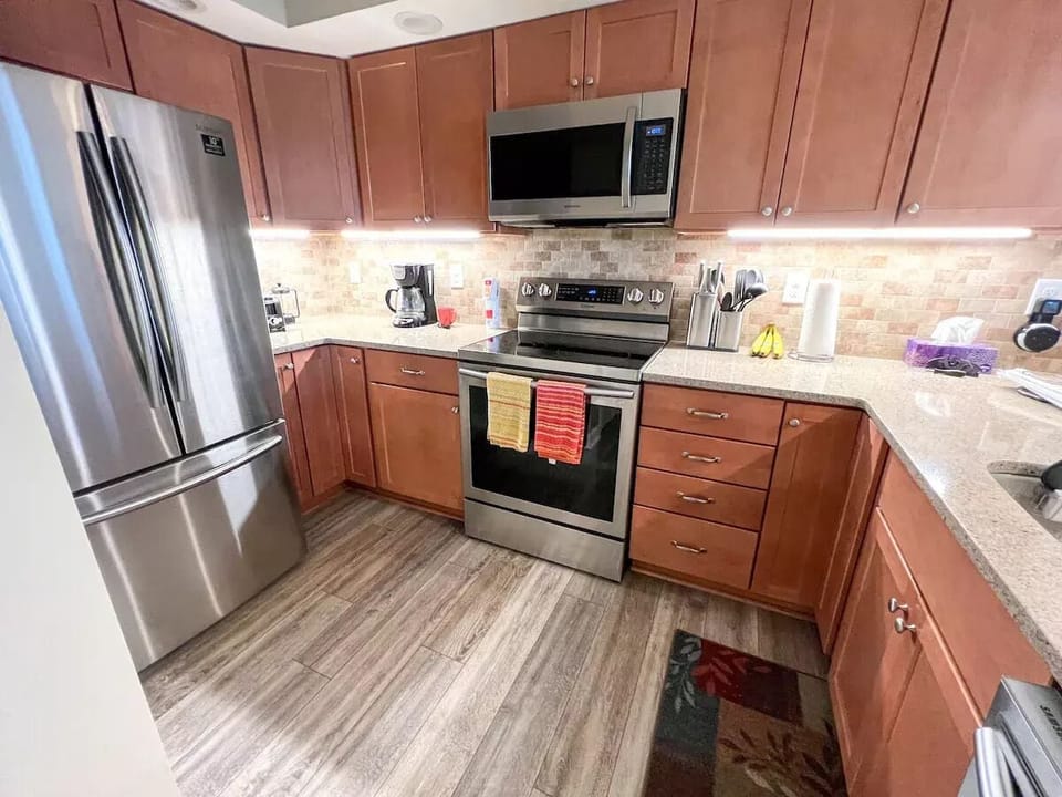 well stocked kitchen