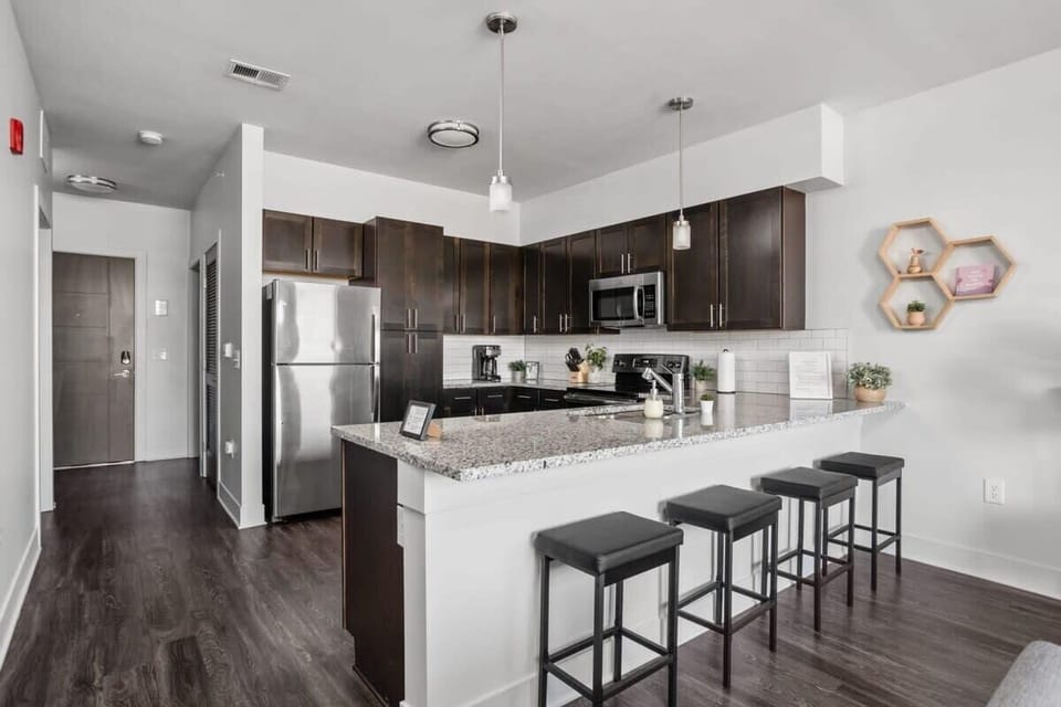 Fully equipped kitchen