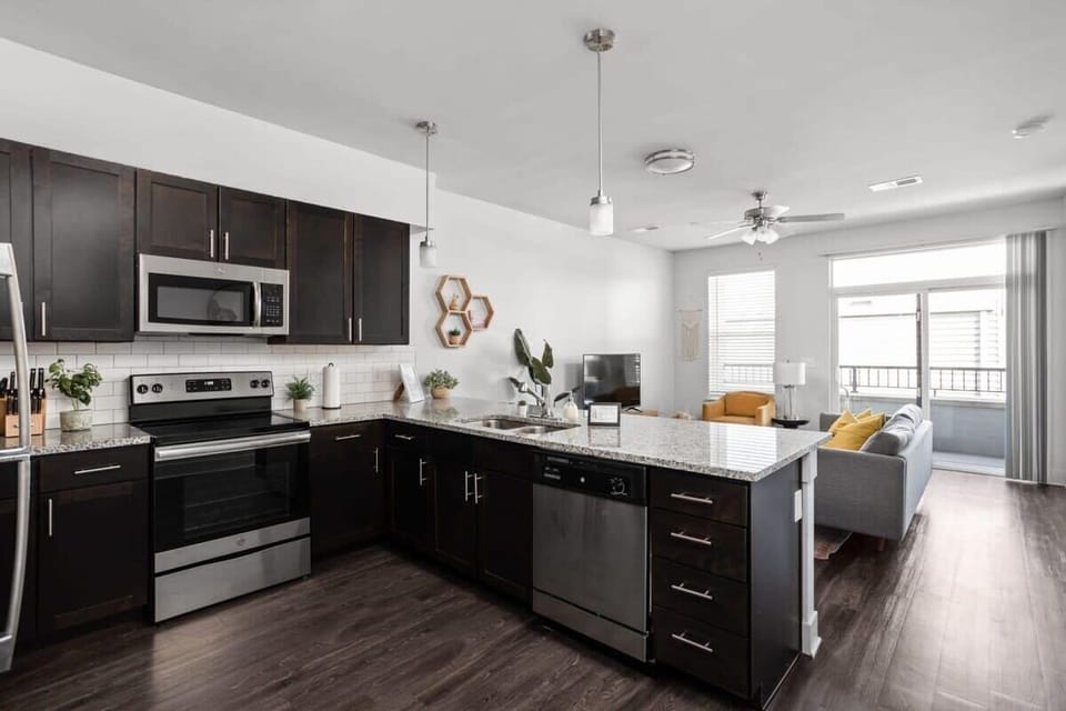 Fully equipped kitchen