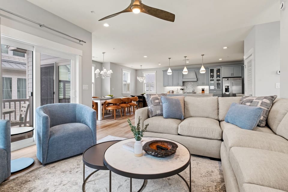Great Room on Third Level with Ocean Views