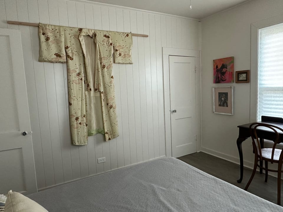 full closet in both bedrooms.