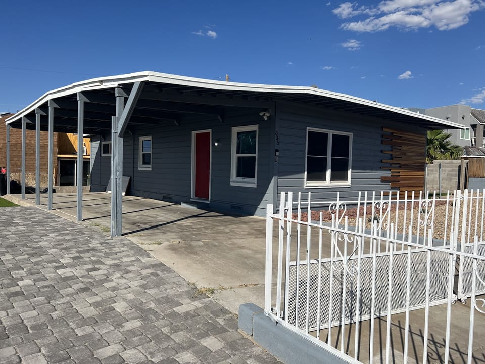 Plenty of parking inside and outside the property