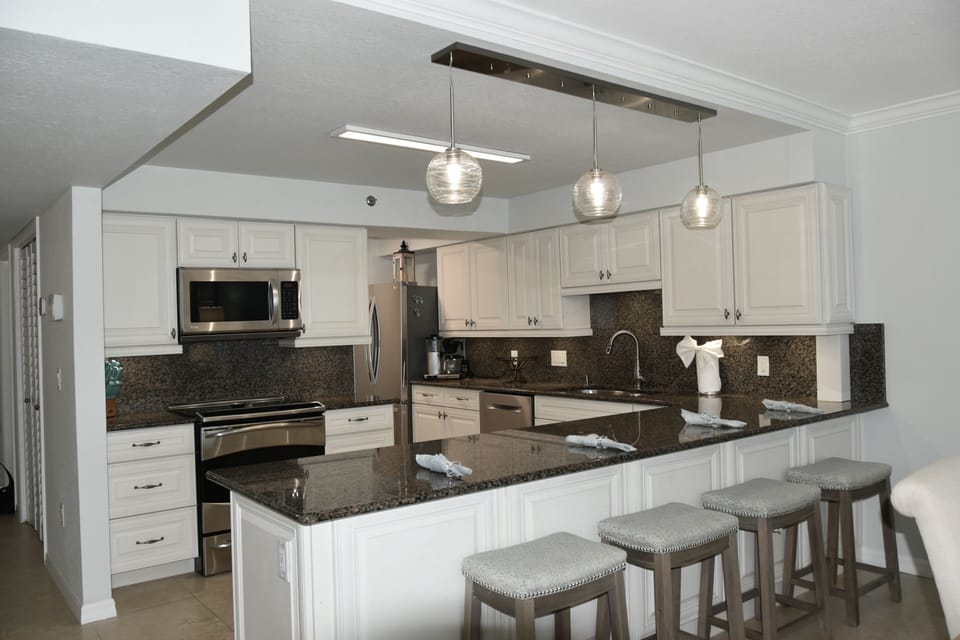 Large open kitchen