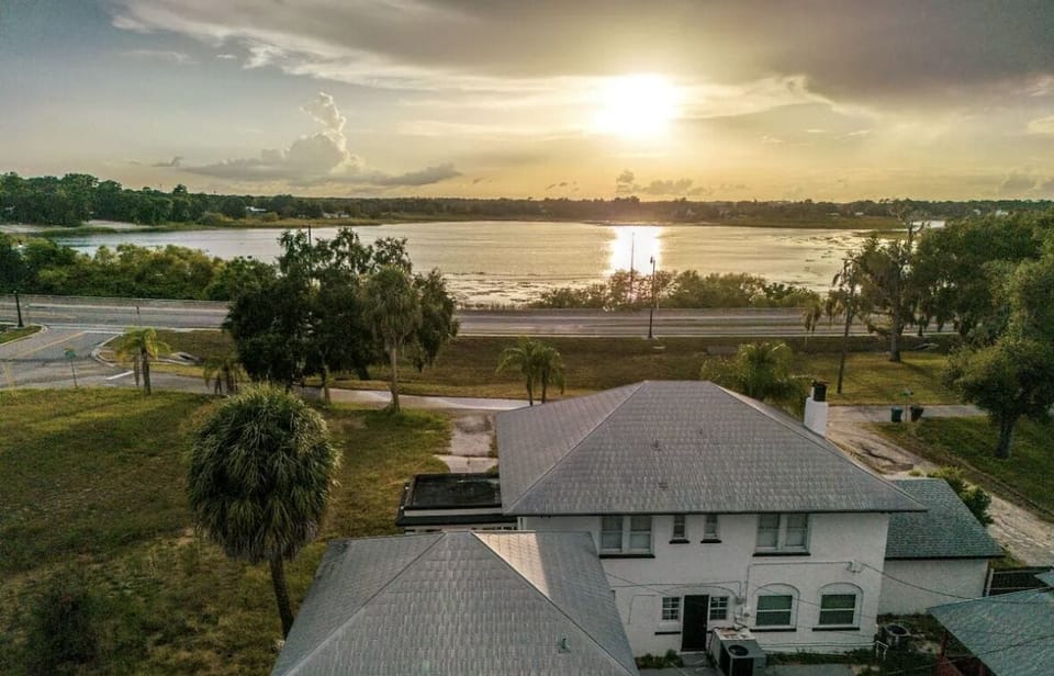 Sunsets are the highlight of every day in this quiet residential neighborhood