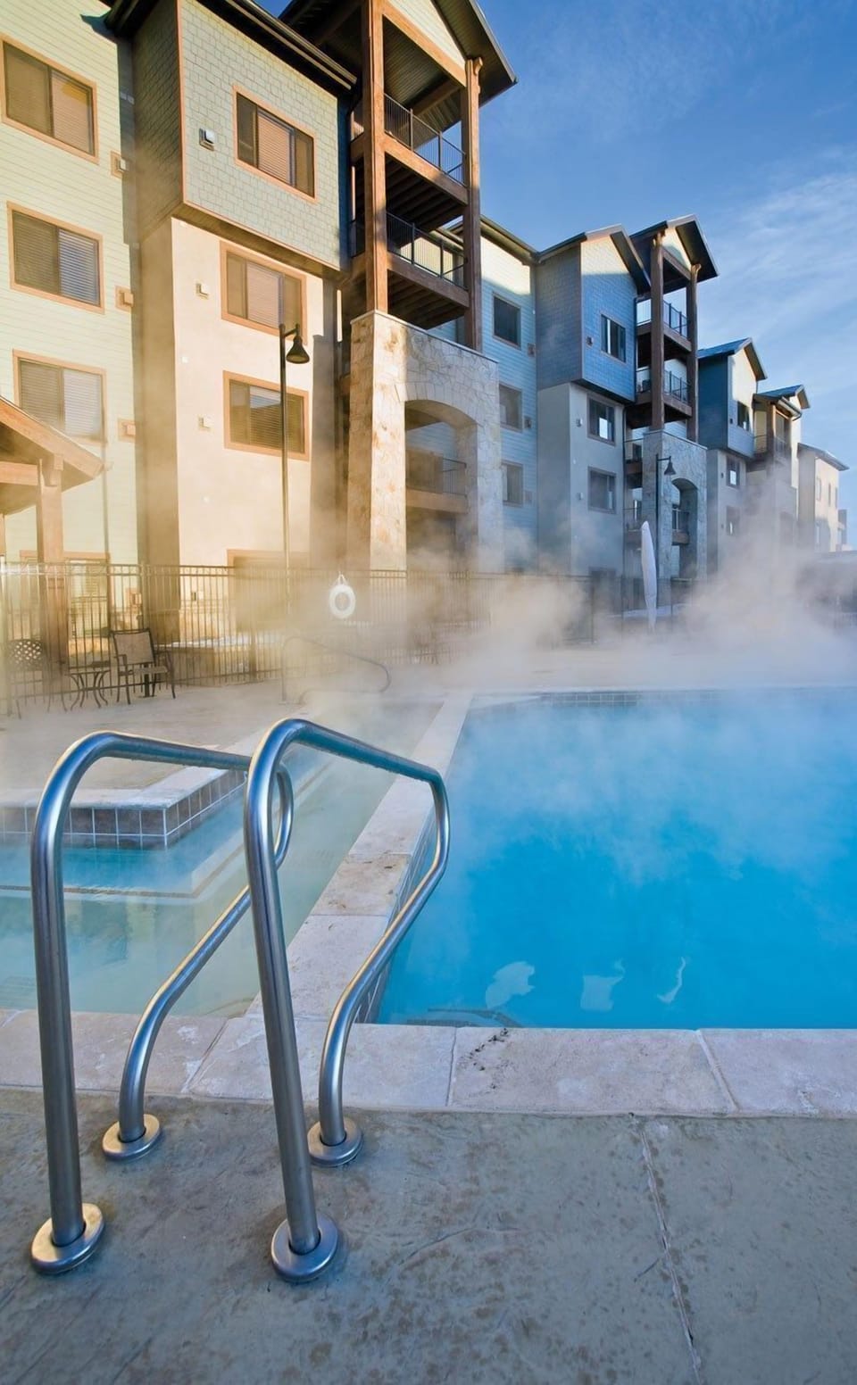Soak yourself in the luxurious pool