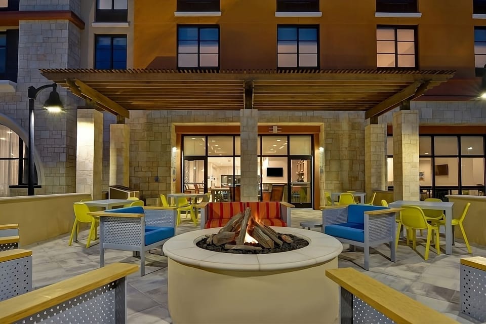 Gather by the firepit and savor relaxed evening chats.