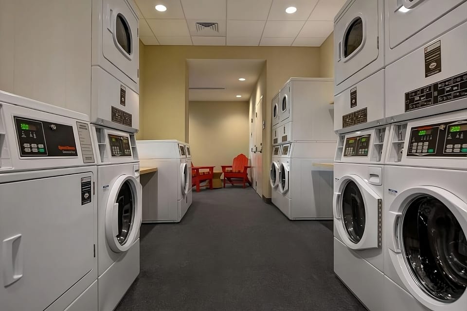 Refresh your wardrobe easily with convenient on-site laundry facilities.