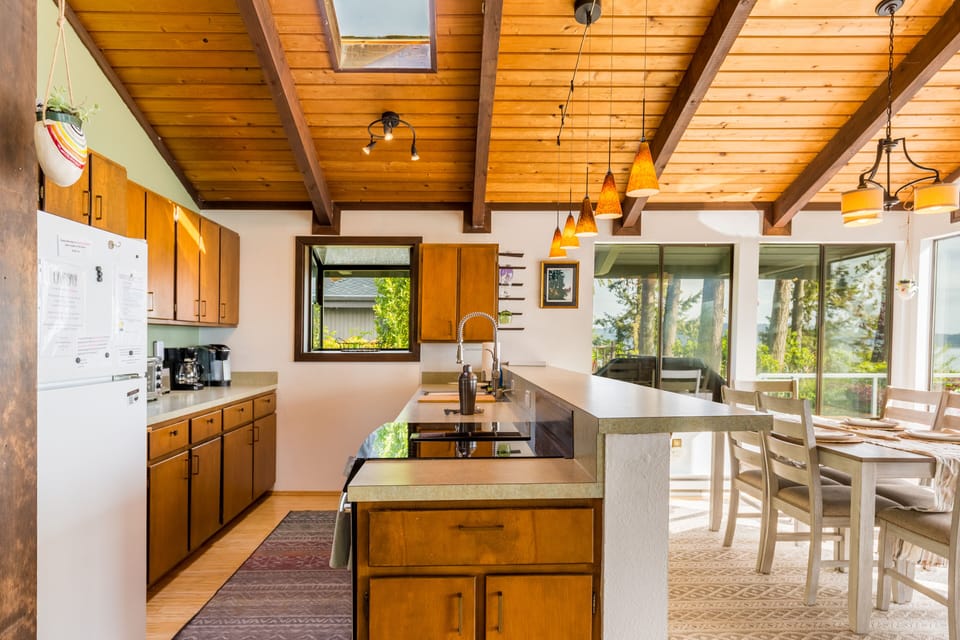 Cooking up nostalgia in this beautifully rustic kitchen.
