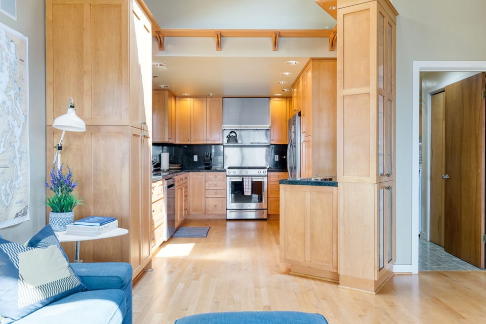 A kitchen that's a work of art in itself.