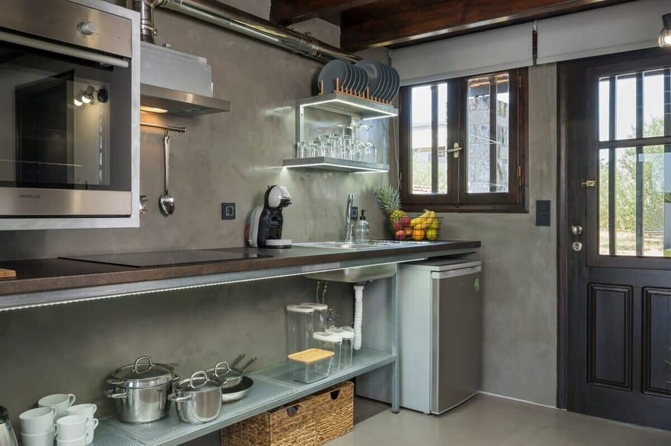 Industrial-Chic Kitchen with Everything You Need to Cook