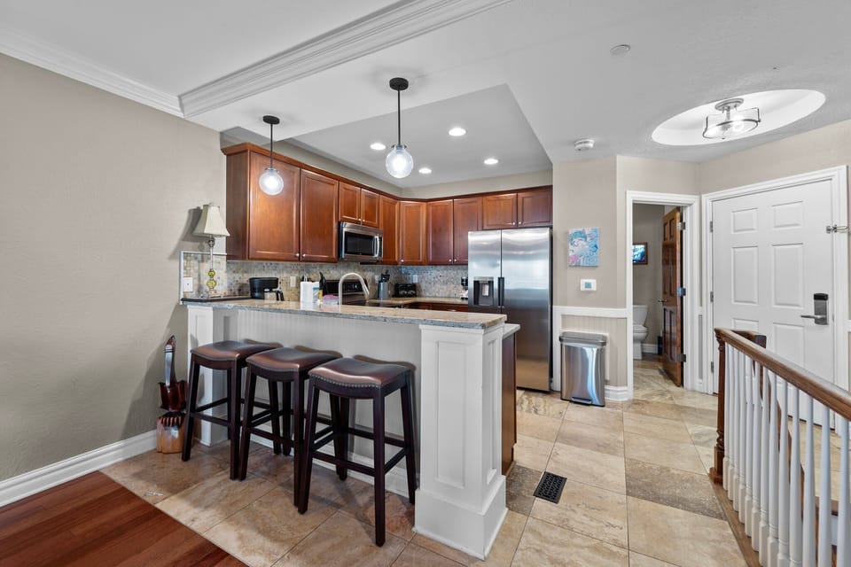 Kitchen with Bar Stool Seating