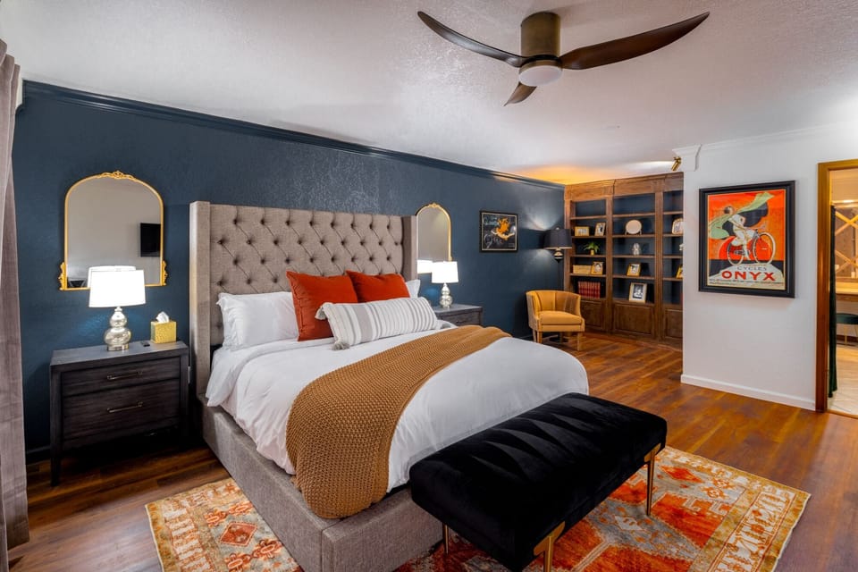 Welcome to the Bentonville Underground. Your Spacious Master Bedroom is greatly oversized and is ABSOLUTE Luxury.