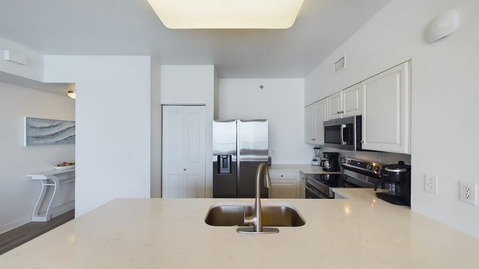 Full kitchen with all the cooking essentials