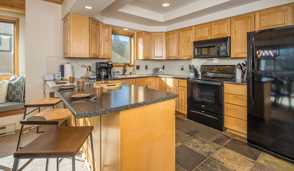Kitchen with Bar Seating