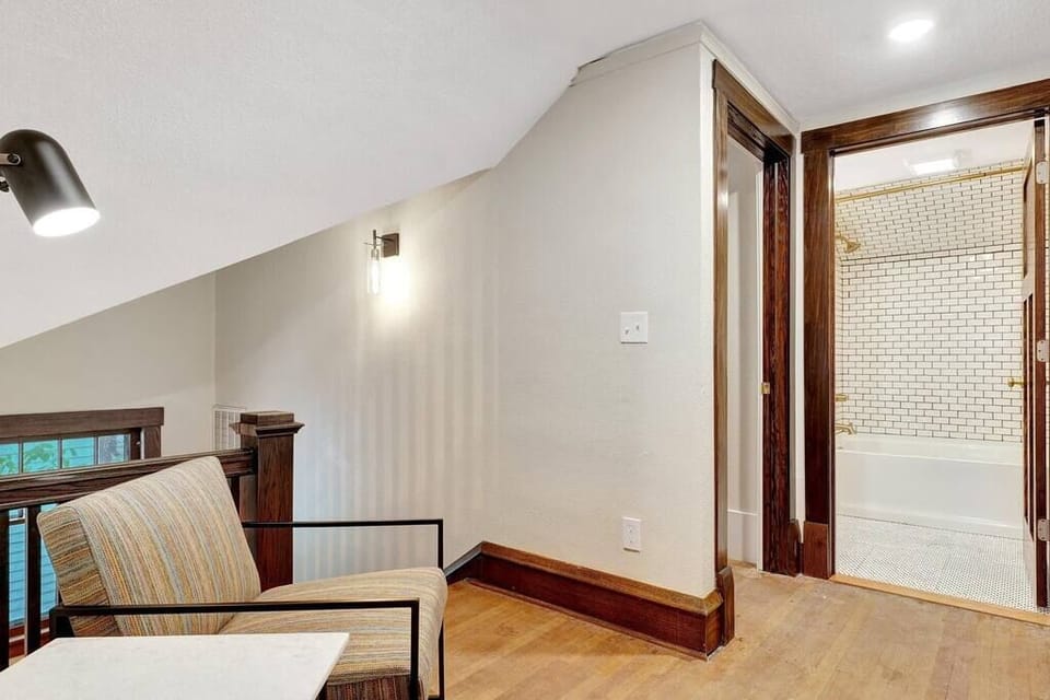 Curl up and read a book on the landing. 