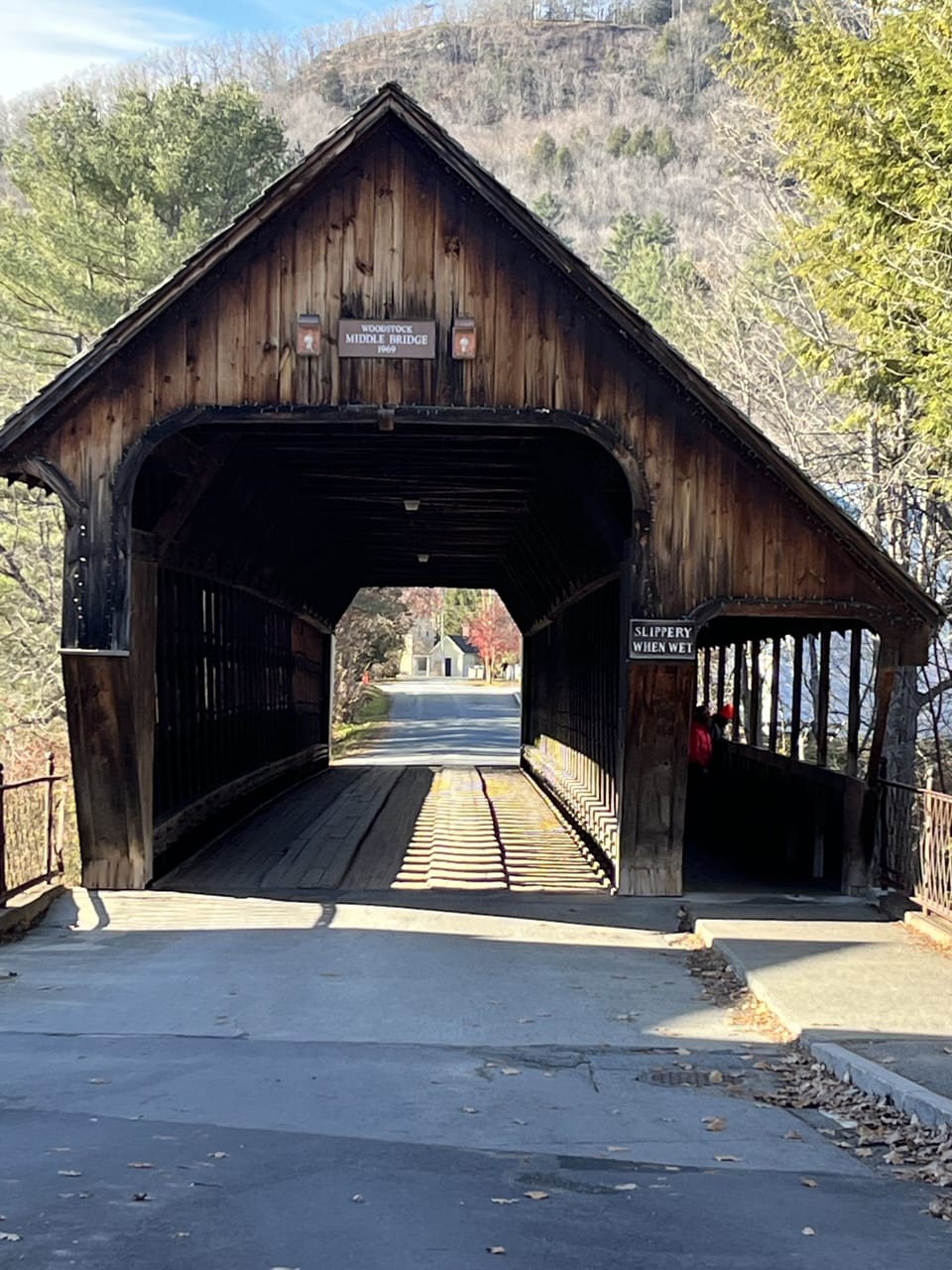 Covered Bridge Downtown Woodstock