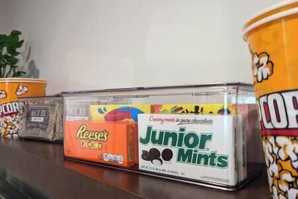 Candy & Popcorn included