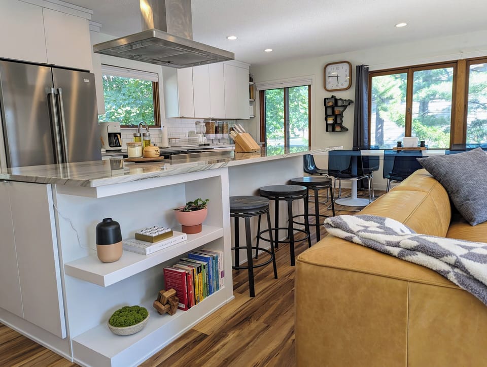 Lots of natural light throughout the home.