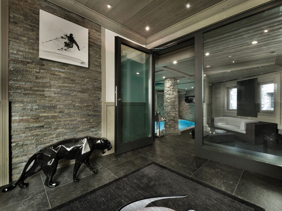 Pool entrance
