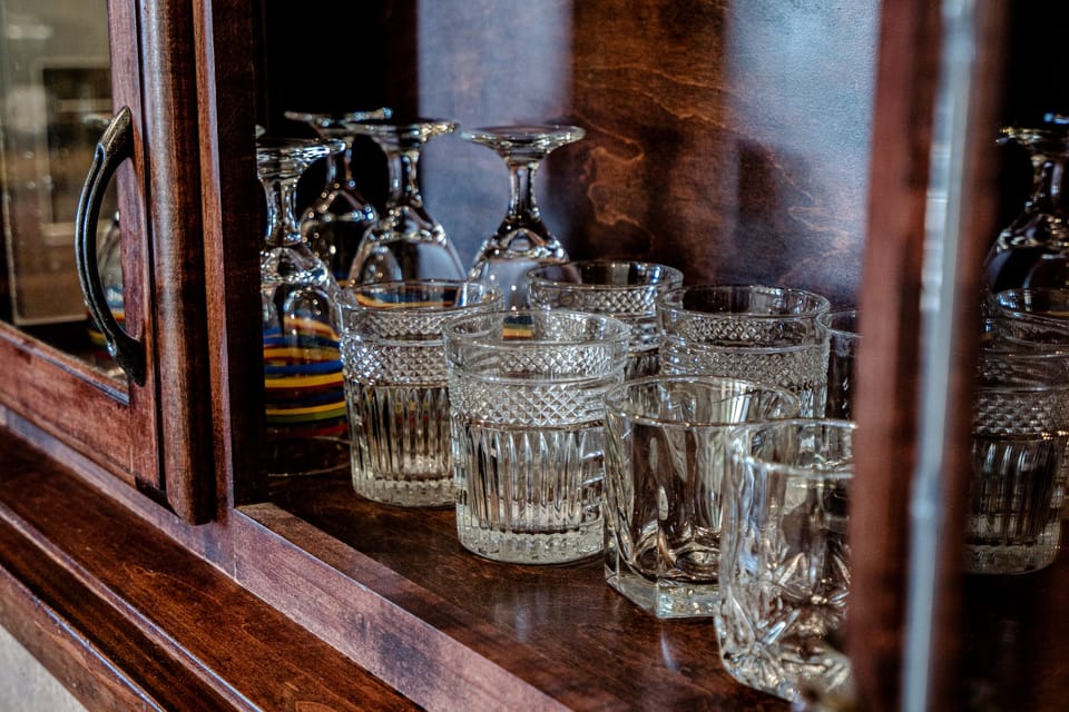 Elegant selection of cocktail glassware for enjoying your favorite drink.