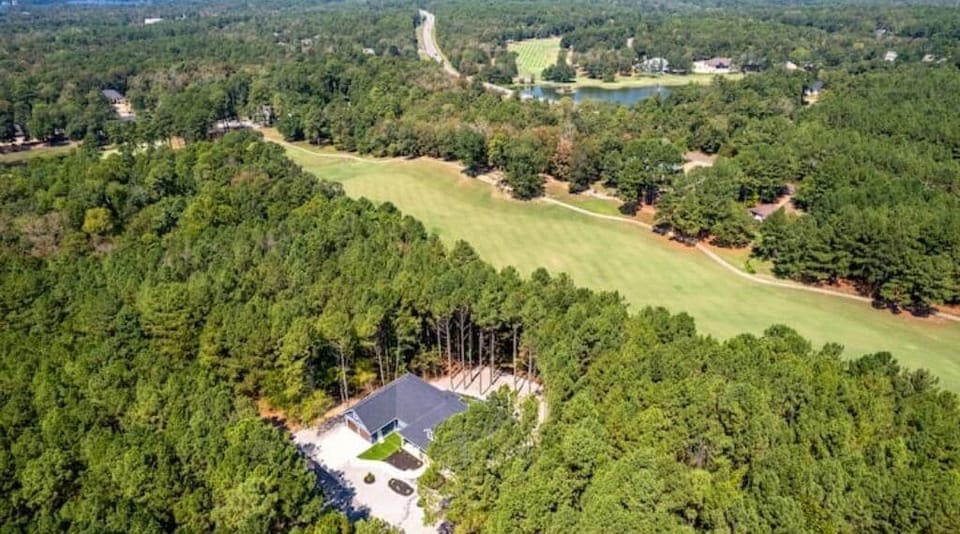 Surrounded by trees & forest, views of the Isabelle golf course
