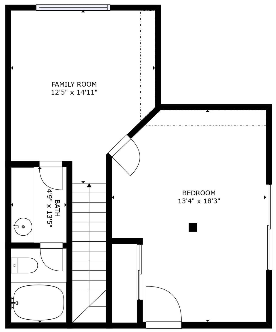 Smart, well-designed bedroom level with comfortable sleeping areas and easy bathroom access. Ideal for families or groups seeking a quiet, private retreat after skiing or exploring Park City attractions.
