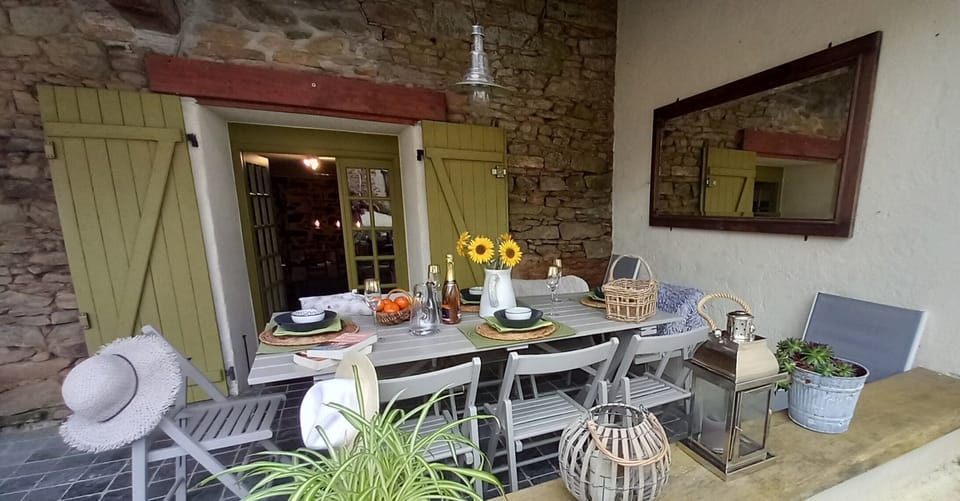 Terrace outside the kitchen