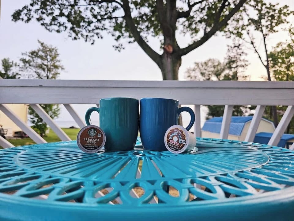 Coffee at Sunrise overlooking the Lake?