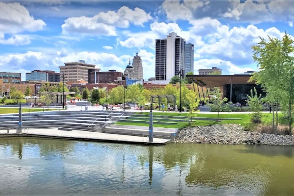 Promenade Park in Downtown Fort Wayne just 15 minutes away