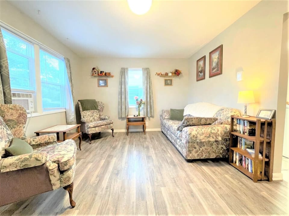 Living Area with Roku TV