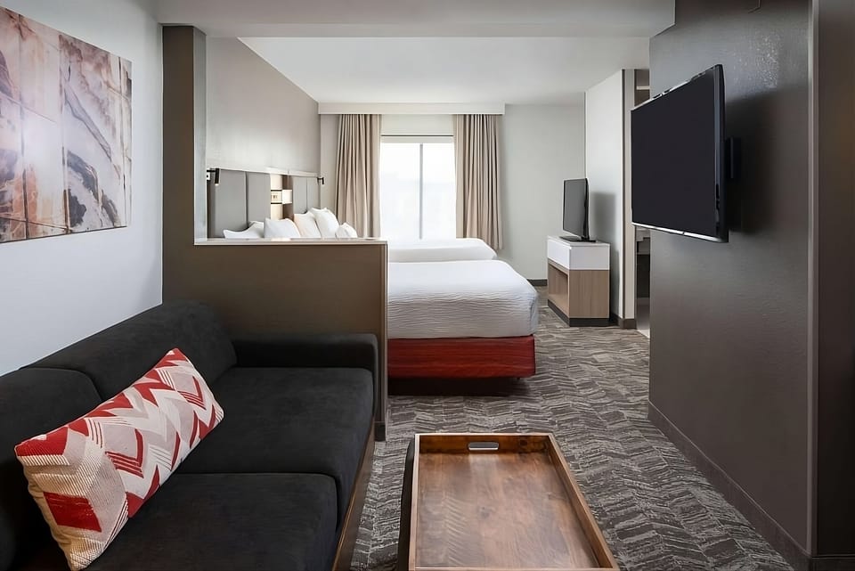 Stretch out in your spacious suite with room to relax.