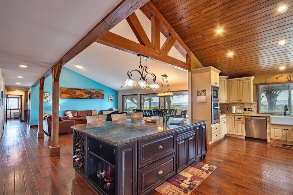 Kitchen Center Island at Ortega Ranch