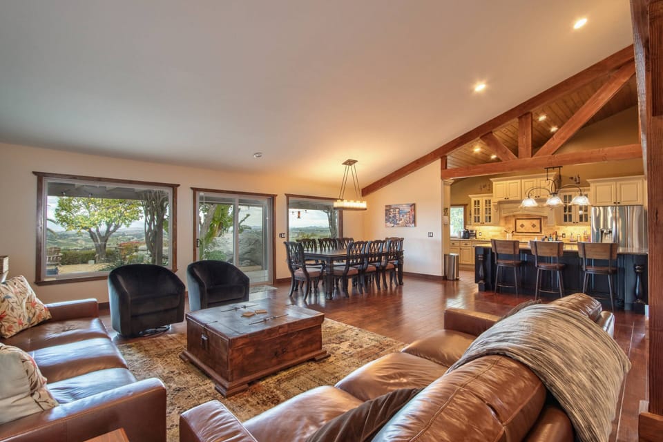 Dining and Living room at Ortega Ranch