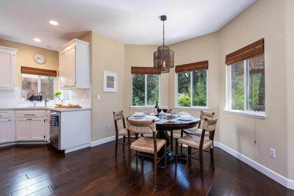 Have a great dining experience inside in the dining room!