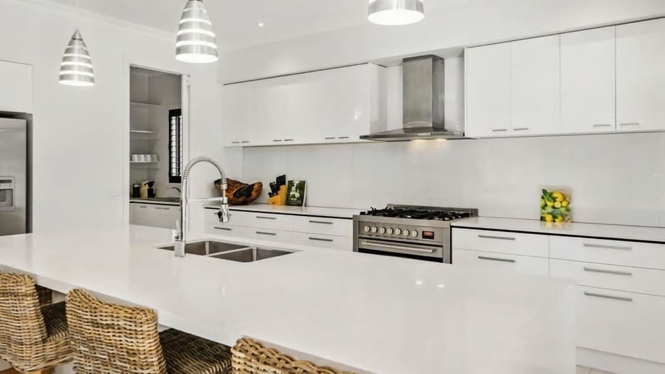 Aroha Moana Kitchen with High End Amenities
