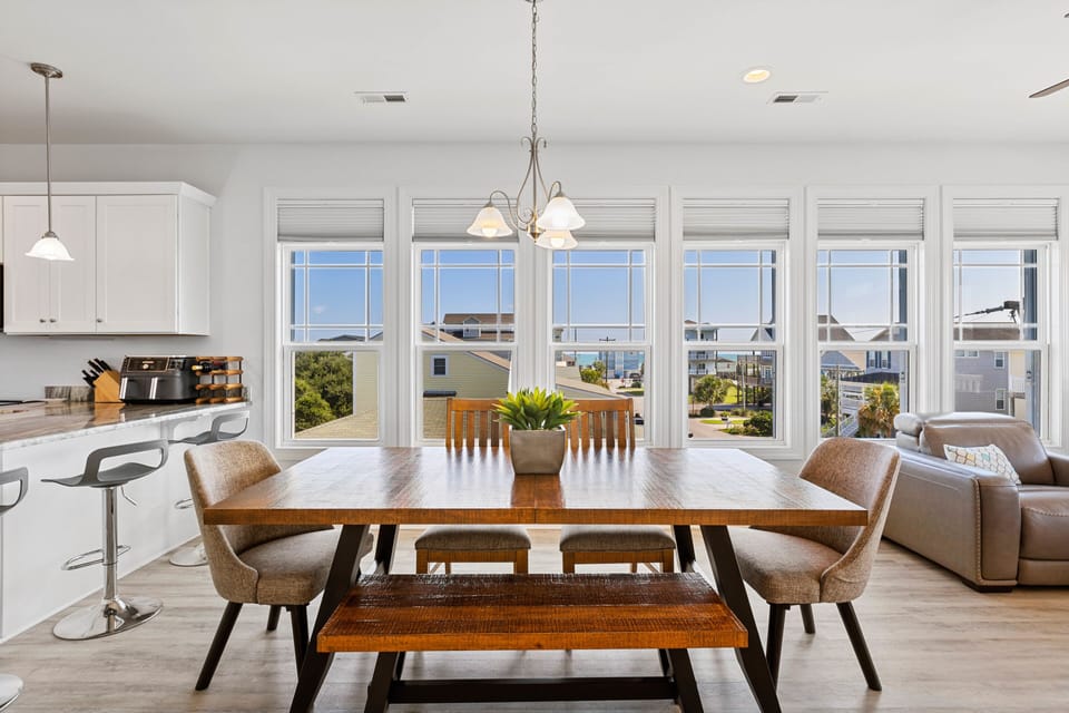 Dining Area Connecting to Kitchen