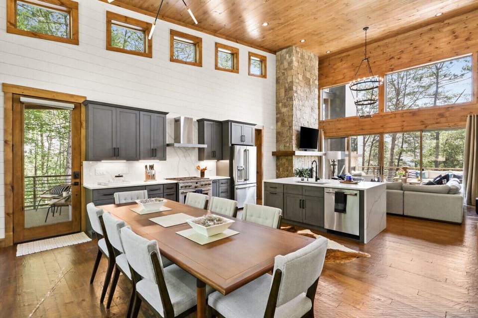 Open concept main level living area
