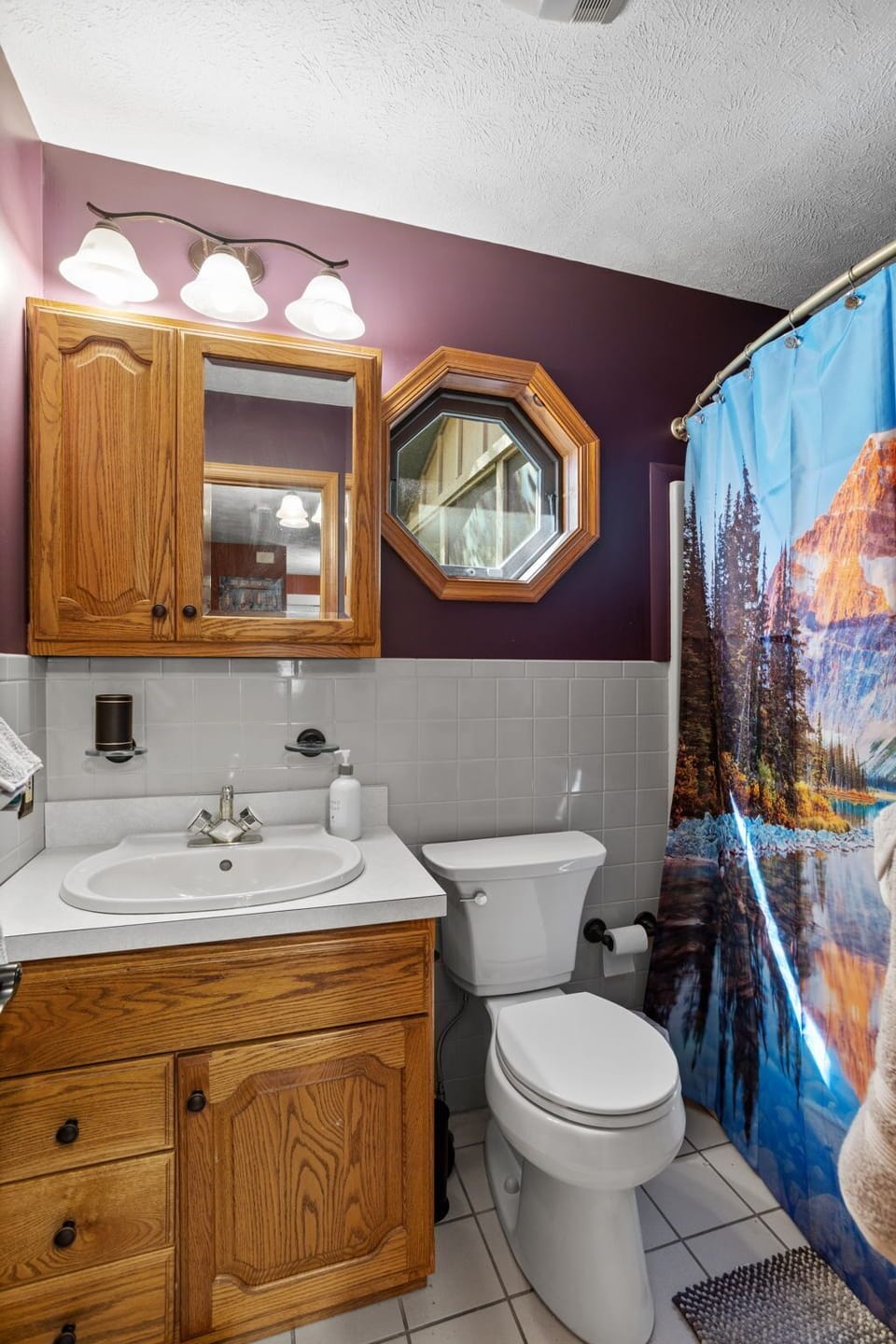2nd downstairs full bathroom. Convenient for downstairs bedrooms.