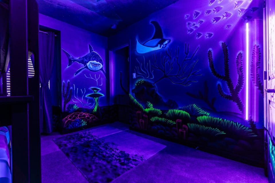 Sleep under the sea in 1 of 5 bedrooms!