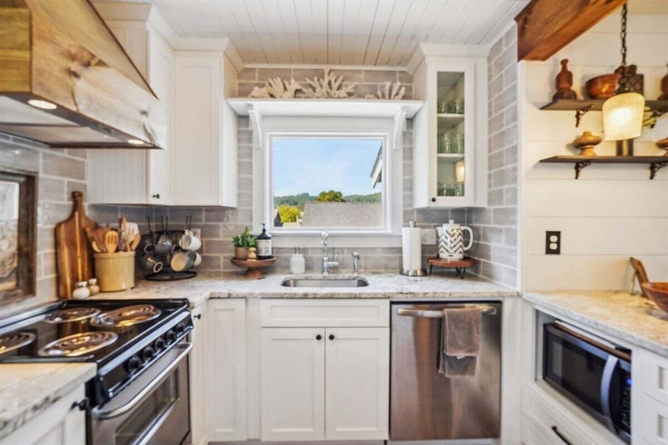 Kitchen at Larch St. Cottage