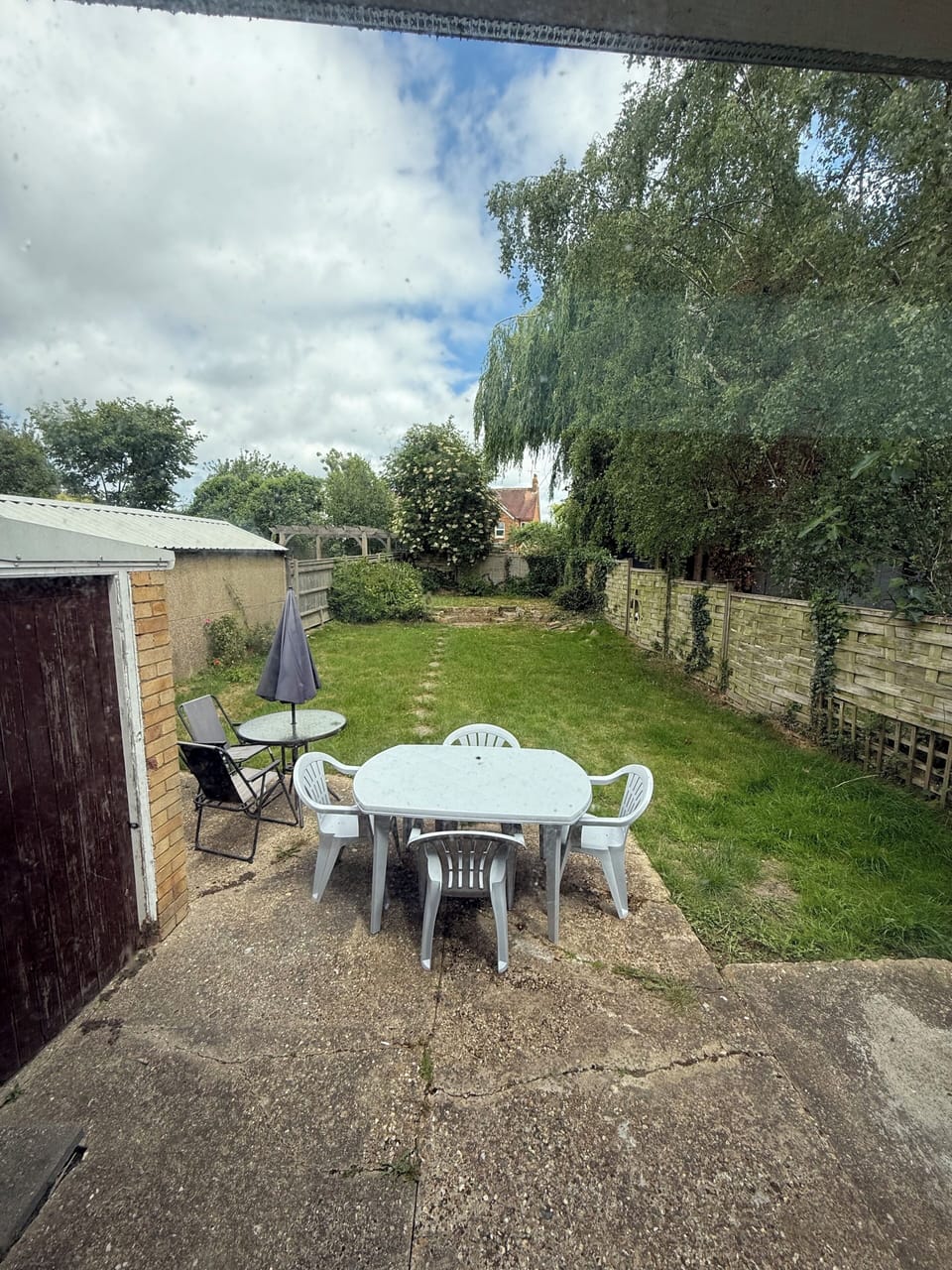 Garden and table