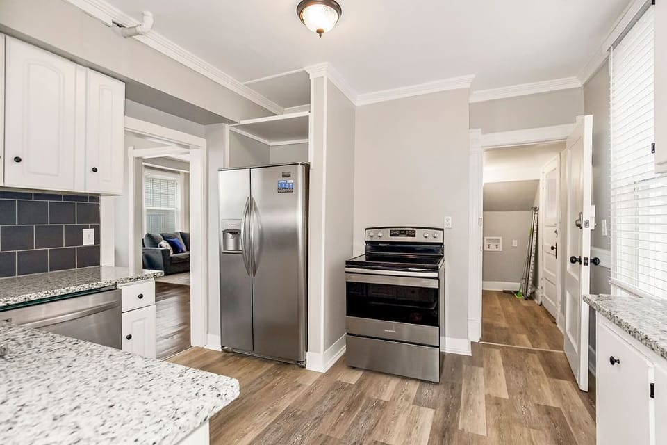 Make yourself at home with the very functional, fully equipped kitchen.