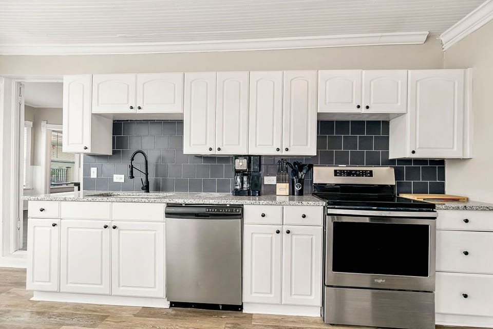 Lots of counter and storage space!