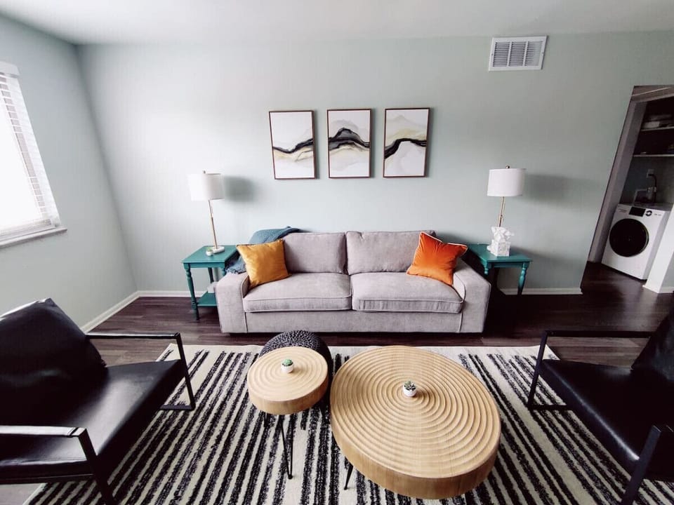 Gather your friends and family for unforgettable moments in this  cozy living room