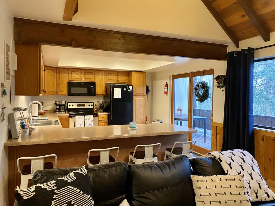 Fully stocked kitchen